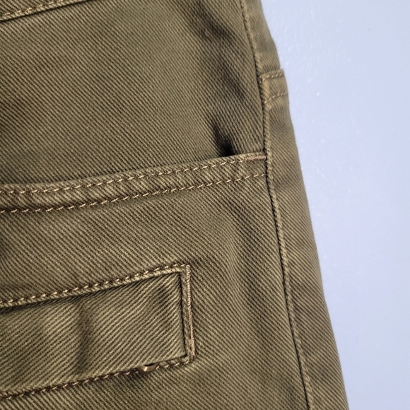 Iceberg Women's Low-rise Ankle Zip Biker Jeans 26 in Green - Picture 11 of 15